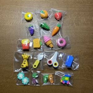  new goods unused # pretty eraser set *18 piece set 