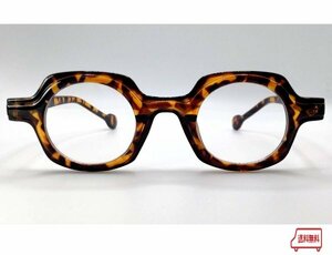 [ Vintage * design ] Crown punt round no lenses fashionable eyeglasses retro Vintage French England temi tortoise shell circle glasses PC glasses 3