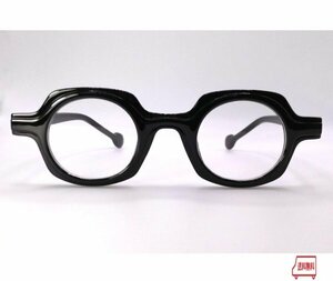 [ Vintage * design glasses ] Crown punt round no lenses fashionable eyeglasses retro Vintage French England black round black PC glasses 3