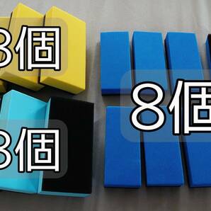 コーティングクロス追加もできます大小14個セット☆カラフル☆EVAスポンジ☆ガラスコーティング☆コンパウンド研磨☆ウロコ水垢除去の画像1