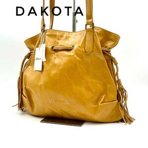 ☆大人気☆ dakota ダコタレザー トートバッグ トート yellow イエロー