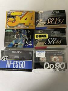 希少SONY DO90 TDK SR- X他カセットテープ ハイポジ ノーマル未使用セット