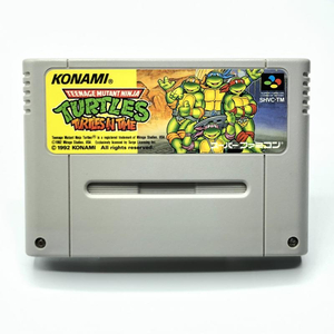 動作品 SFC タートルズ イン タイム ティーンエイジ ミュータント ニンジャ タートルズ T・M・N・T TURTLES SHVC-TM KONAMI 箱・説なし