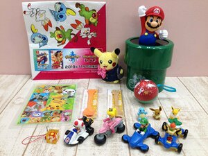 ◇スーパーマリオ ポケモン 《大量セット》《未開封品あり》フィギュア ぬいぐるみ ストラップほか 15点 9F33 【80】