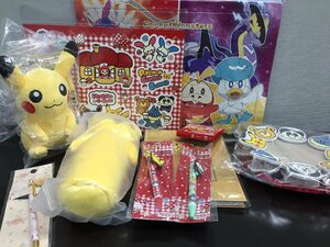 ◇ポケモン 《大量セット》《未開封品あり》ピカチュウ ぬいぐるみ チャイルドパズル ボールペンほか 10点 9H38 【80】