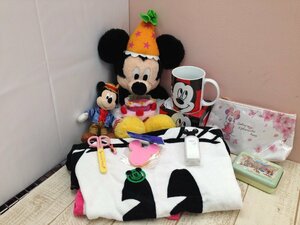 ◇ディズニー 《大量セット》《未開封品あり》ミッキー ミニー ぬいぐるみ ぬいぐるみバッジ マグカップ 10点 9M16 【80】