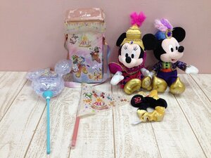 ◇ディズニー TDR ミッキー ミニー ぬいぐるみ TDR40周年 フラッグ ポップコーンケースほか 9L40 【80】