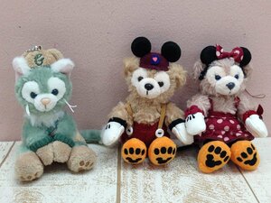 * Disney TDS Duffy Shellie May jelato-ni soft toy strap 3 point Halloween 2F17 [60]