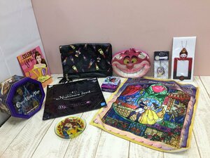 ◇ディズニー 《大量セット》《未開封品あり》プリンセスグッズ 10点 チェシャ猫ポーチ 美女と野獣スカーフほか 2X27 【80】