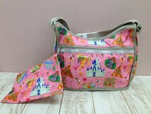 ◇ディズニー TDR LESPORTSAC レスポートサック ショルダーバッグ タグ付き ミッキーほか 1L109 【80】_画像1