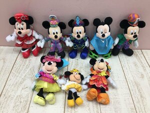 ◇ディズニー TDR ミッキー ミニー ぬいぐるみバッジ 8点 2L128 【80】