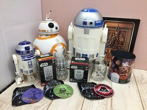 ◇ディズニー 《大量セット》STARWARS スターウォーズグッズ 10点 R2-D2 BB-8 フィギュア グラスほか 2M47 【大型】