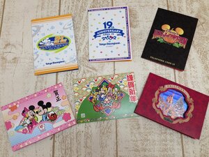 ◇ディズニー テレホンカード 6点 ハロウィン 19周年 21周年 謹賀新年ほか 2P35 【60】