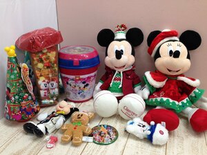 ◇ディズニー 《大量セット》クリスマスグッズ 10点 ミッキー ミニー ぬいぐるみ ぬいぐるみバッジほか 3P30 【80】