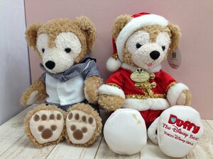 ◇ディズニー TDS ダッフィー ぬいぐるみ 2点 クリスマスほか オープンマウス 3P2 【80】