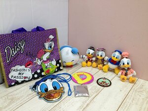 ◇ディズニー 《大量セット》《未開封品あり》ドナルド＆デイジー 10点 ぬいぐるみ ツムツム バッグほか 3X39 【80】