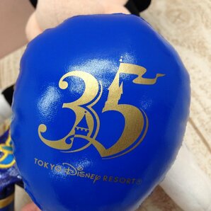 ◇ディズニー TDR ミッキーマウス ぬいぐるみ ポップコーンバケット 35周年 2点 3P117 【80】の画像5