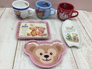 ◇ディズニー TDS スーベニアカップ＆プレート 6点 ダッフィー＆フレンズ サニーファンほか 3L35 【80】