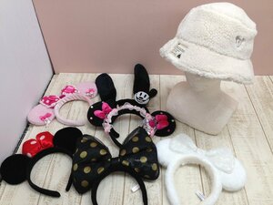 ◇ディズニー TDR カチューシャ キャップ 7点 帽子 ミニーマウス オズワルド 4P52 【80】