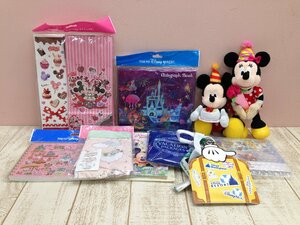 ◇ディズニー 《大量セット》《未開封品あり》ミッキー ミニー ぬいぐるみ ノート サイン帳ほか 10点 4L51 【80】