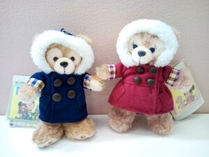  Disney { unused goods }TDS Duffy Shellie May soft toy badge 2 point duffle coat 2016 4K36 [60]