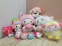 ◇サンリオ 《大量セット》《未開封品あり》マイメロディ ぬいぐるみ 10点 ぬいぐるみストラップ 4P33 【80】_画像1