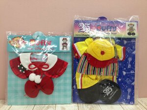 ◇ディズニー 《未開封品》TDS ダッフィー シェリーメイ コスチューム 2点 クリスマス TDR25th 4L6 【80】