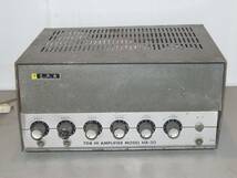 レア 昭和レトロ　TOA　HA-30　アンプ　HI AMPLIFIER　部品取り　真空管アンプ　/BM56_画像1