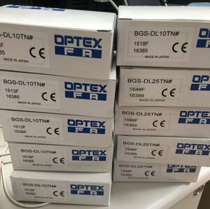 レーザセンサー OPTEX BGS-DL25TN×4個 BGS-DL10TN×6個 未使用品　定価180,000円分