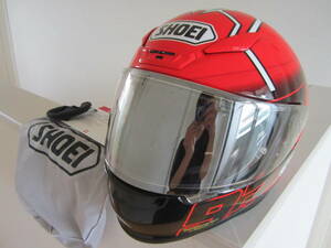 SHOEI　Z-7 MARQUEZ 3　RED/BLACK　ミラーシールド　PINLOCK EVO　布袋　　ショウエイ　Z7　ゼット-セブン　マルケス