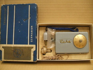 ゲルマラジオキット　ECHO GERMANIUM RADIO　C同調方式　エコーラジオ商会　1960年代