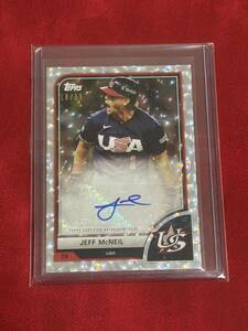 Jeff Mcneil 2023 Topps world baseball classic wbc 【99枚限定】ジェフ・マクニール autograph 直筆サイン MLB 野球カード