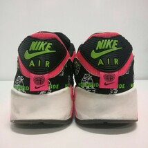 NIKE ナイキ スニーカー シューズ 靴 27cm AIR MAX 90 SE エアマックス DA1342-013 ブラック×ホワイト×グリーン_画像6