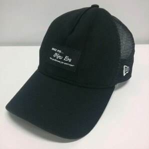 NEWERA ニューエラ メッシュキャップ 帽子 MESH CAP コットン ロゴ ブラックの画像1