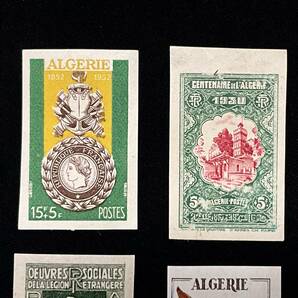 フランス領期 アルジェリア発行 各種シリーズ 切手シートによる試し刷り切手 アフリカ１９３０年〜１９５３年発行の画像2