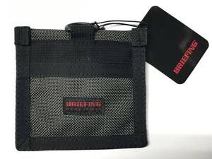 BRIEFING ID ケース ブリーフィング PASS CASE HOLDER パスケース MADE IN USA BRF064219 ネームホルダー バリスティックナイロン グレー