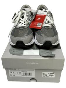 新品 NEW BALANCE M990GL6 V6 US10 28cm ニューバランス グレー スニーカー GRAY 990 991 992 993 1300 1400 1500 1600 1700 2002