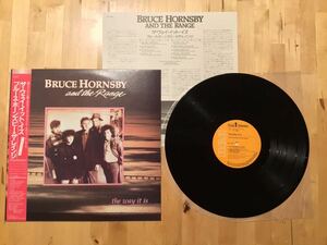 【帯付LP】BRUCE HORNSBY AND THE RANGE / THE WAY IT IS (RPL-8348) / ブルース・ホーンズビー&ザ・レインジ / HUEY LEWIS 86年日本盤美品