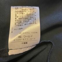 スーナウーナ　ブラウス ネイビー　ワールド　サイズ３８　Ｍ　美品　濃紺　140円送付_画像7