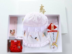 o.. silk hood set 4 point set for girl peach made in Japan 1h-18