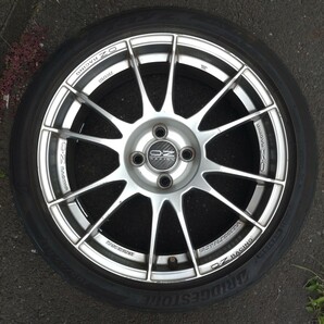 OZレーシング ウルトラレッジェーラ 17×7J +44 PCD100 4H ハブ径68mm & ブリヂストン BRIDGESTONE Playz PX2 205/45R17 2021年製 の画像5