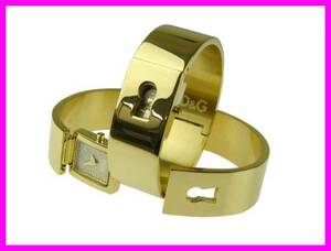 [D&G Dolce & Gabbana ]* Spy mi- Gold bangle *DW0255