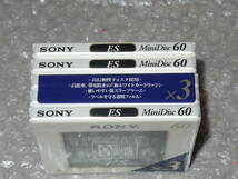 【未開封】MDディスク SONY ES 60分 5枚セット_画像3