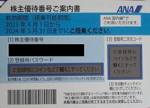 ANA株主優待券 2枚セット 2024年5月31日まで ①