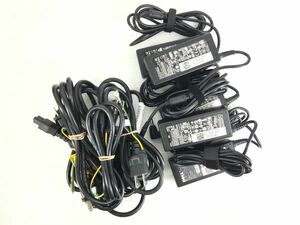 [5 piece set ]DELL original 19.5V 3.34A outer diameter 4.5mm small pin 65W HA65NS5-00 LA65NS2-01 etc. power supply cable attaching used operation guarantee [ free shipping ]