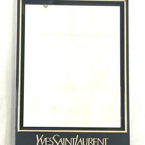 【B】【11118】☆★YSL イヴサンローラン ノベルティ スタンドミラー 鏡 ブラック ゴールドカラー ケース付 非売品 現状品★☆の画像2