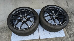 日産Z34 NISMO純正　フロントホイル　左右　タイヤポテンザS007A