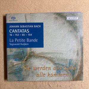 A6☆CD J.S.Bach CANTATAS 16-153-65-154 La Petite Bande Sigiswald Kuijken☆