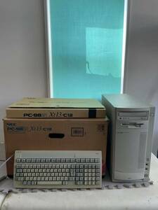 4.20 NEC PC-9821Xt13/K12 旧型PC 珍品元箱付き　通電確認品