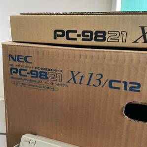 4.20 NEC PC-9821Xt13/K12 旧型PC 珍品元箱付き 通電確認品の画像4